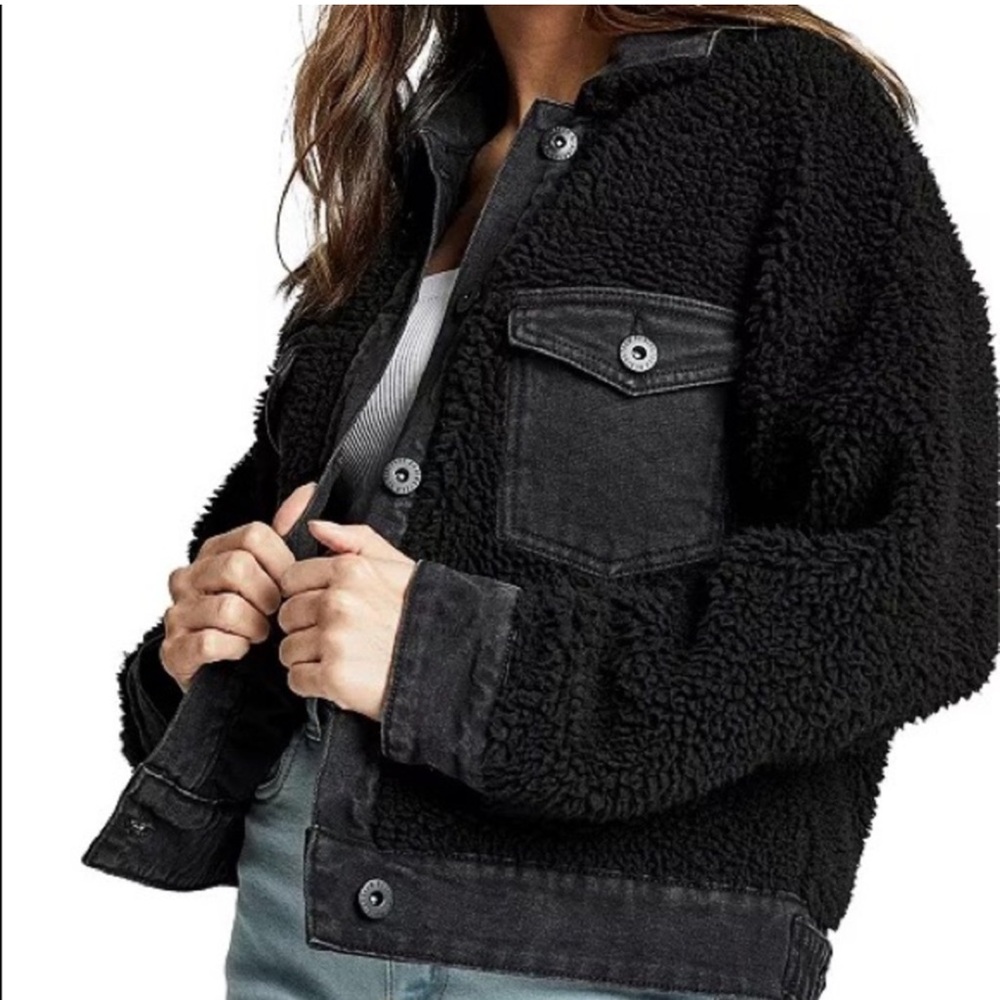 Teddy Sherpa Denim Jacket